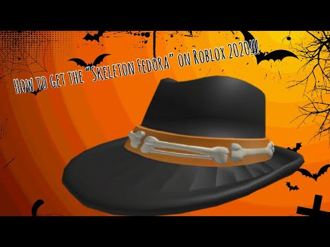 How To Get The Skeleton Fedora On Roblox 2020 Youtube - snow fedora leopard roblox