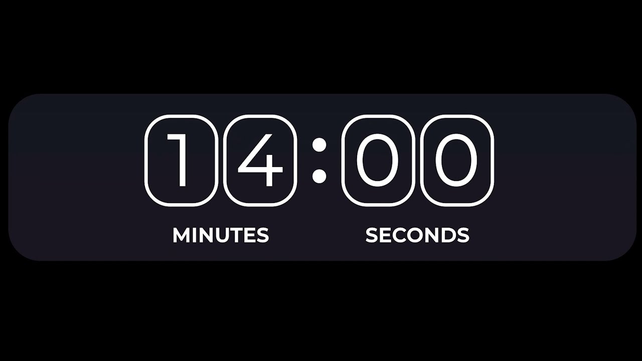 14-Minute Countdown Timer With Sound: The Ultimate Alarm Clock for ...