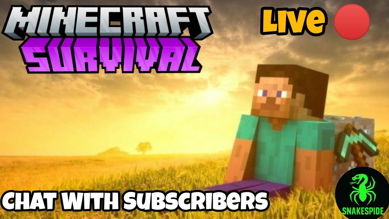 SnakeSpide Second Live 🔴 Of 2026 🔥 Minecraft Live 🔴