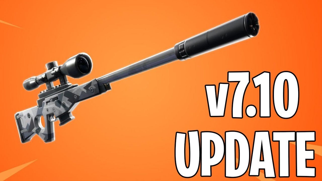 silenced sniper burst assault rifle vaulted v7 10 update patch notes january fortnite update - fortnite patch notes 38