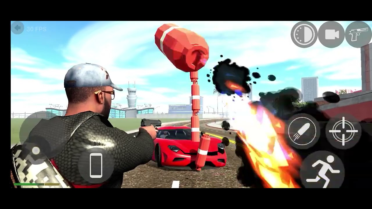 Indian Bike driving 3d gameplay... Army camp tank lot...