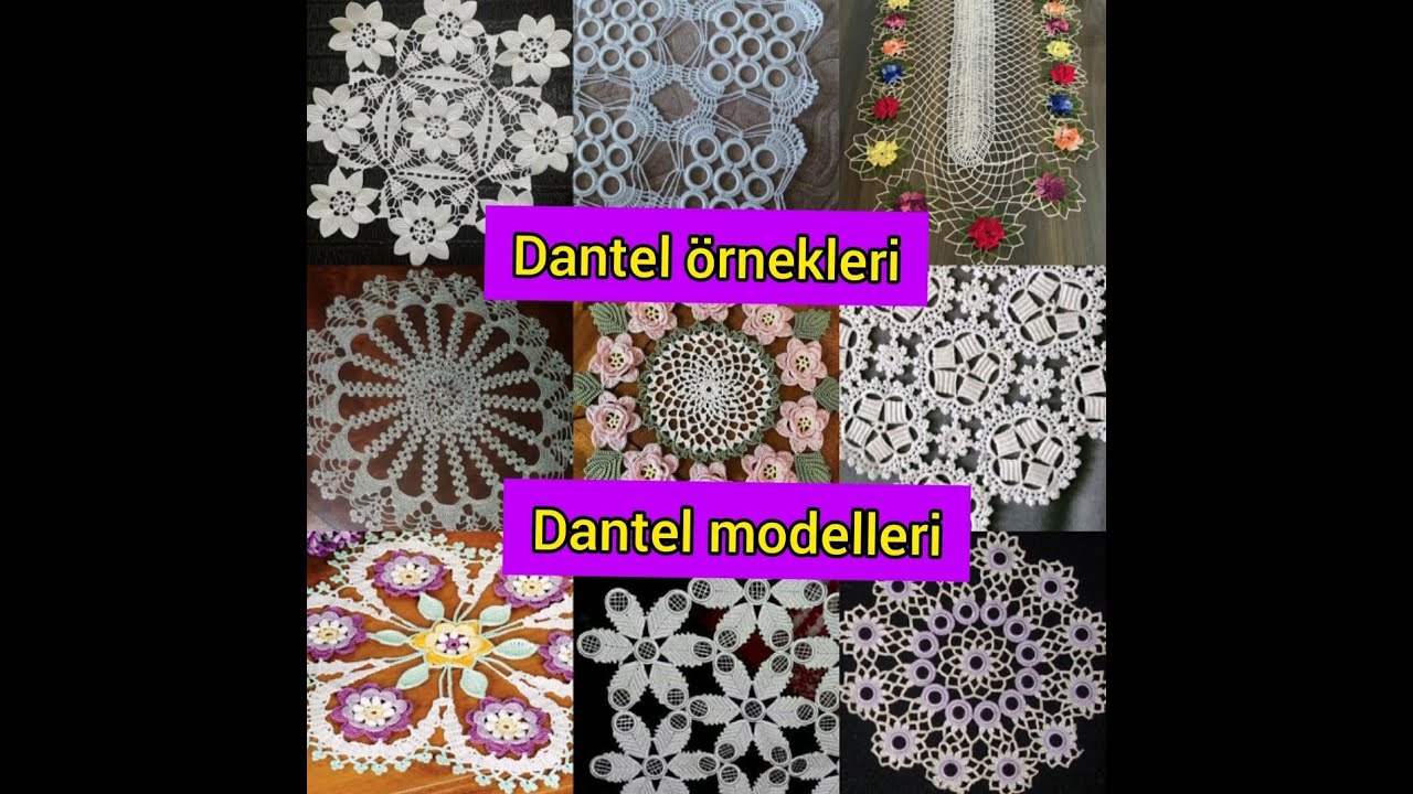 EN GÜZEL DANTEL ÖRNEKLERİ KOLAY DANTEL MODELLERİ / Knitting Crochet