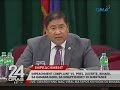 24 Oras: Impeachment vs. Pres. Duterte, binaril sa Kamara dahil sa insufficiency in substance