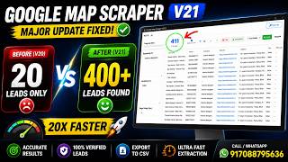 Google Maps Business Extractor V21 | Export Business Data to Excel