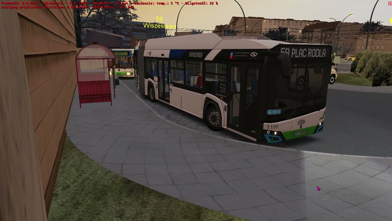 OMSI2 #26 Projekt Szczecin - linia 59 Solaris U18 IV Electric