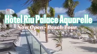 Hotel Riu Palace Aquarelle Now Open Beach Tour | Jamaica Newest Family Hotel AllInclusive