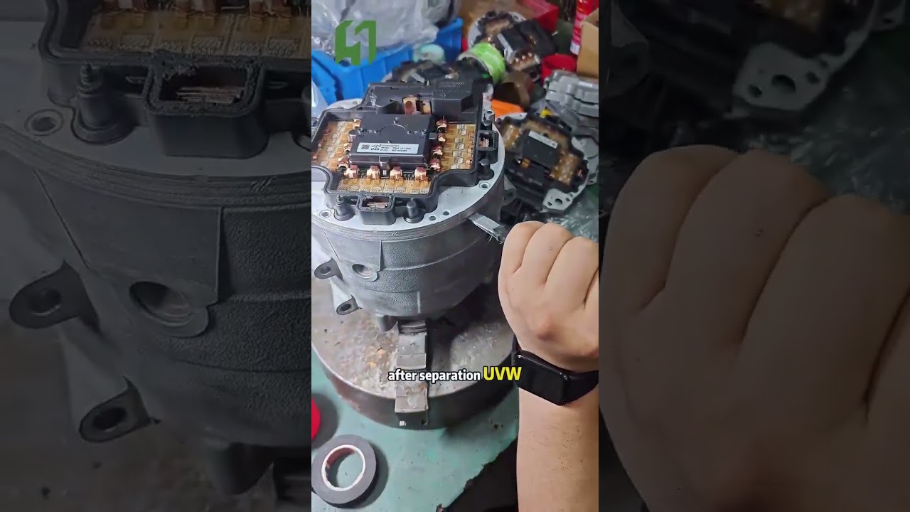 Audi 48 volts generator controller disassembly steps