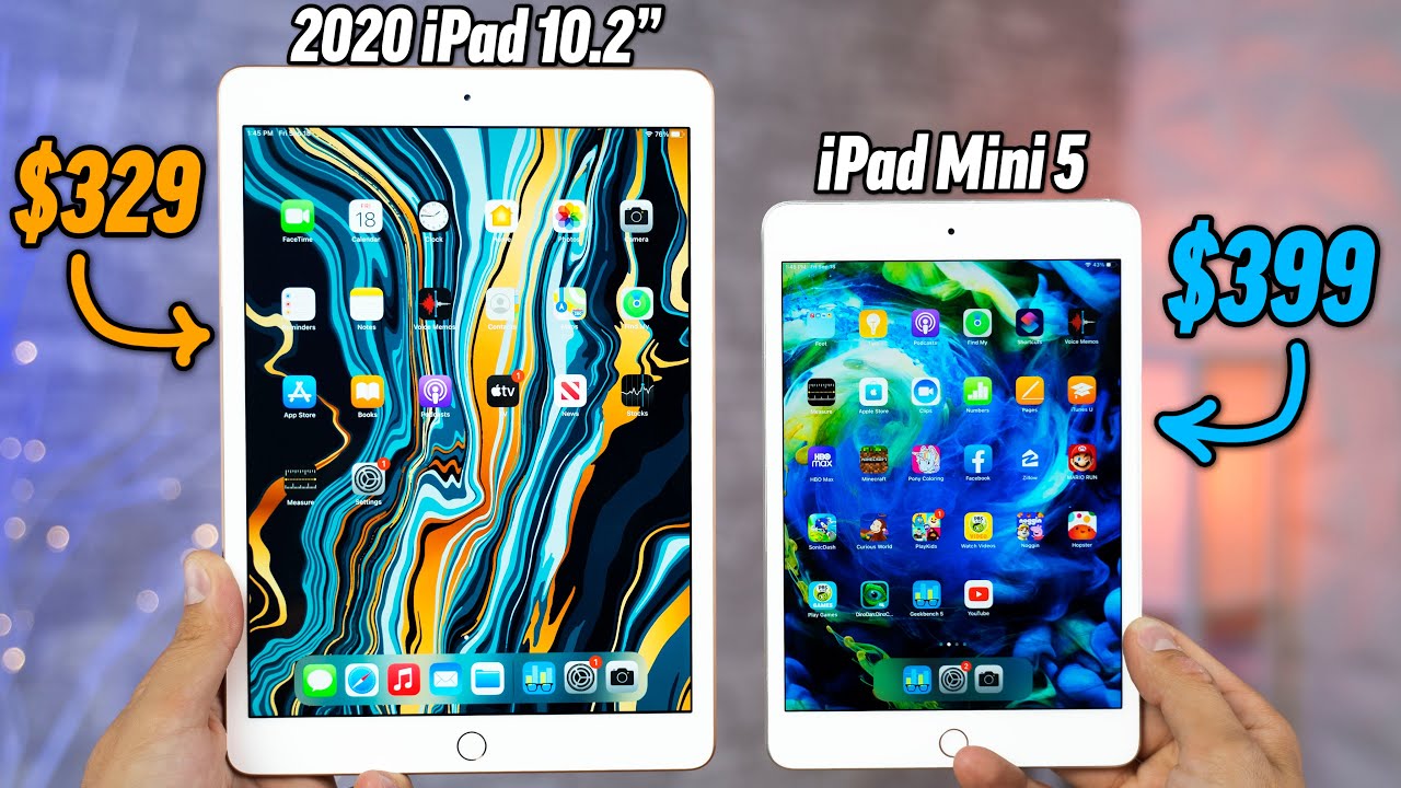 2020 iPad 10.2inch vs iPad Mini 5 Best Budget iPad? 🤔 YouTube