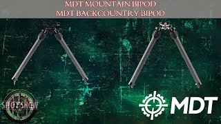 MDT Mountain and Backcountry Bipods - SHOT Show 2025