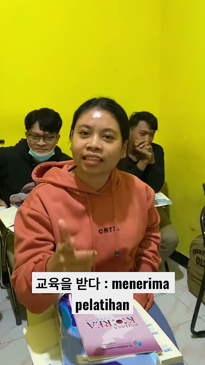 Saking pusing belajar bahasa Korea begini hasilnya 🤣🤕