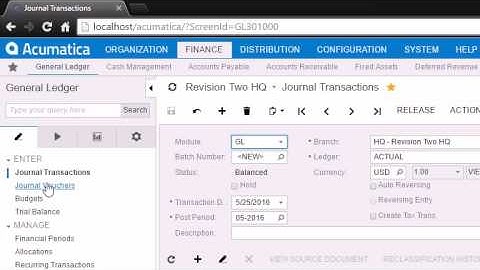 Acumatica Screen Favorites
