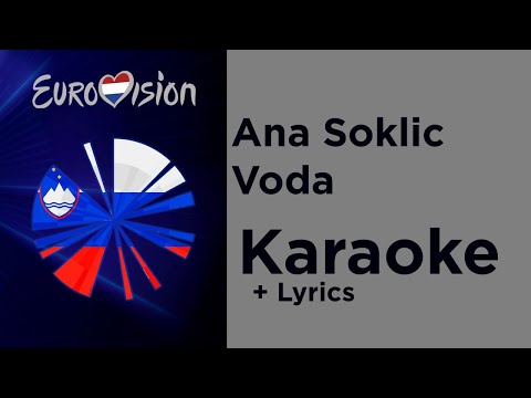 Ana Soklic - Voda (Karaoke) Slovenia Eurovision 2020