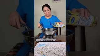 Tuyệt chiêu làm đậu phộng da cá giòn tan ăn vặt chồng nhăm nhi | Mẹ Hương Hương