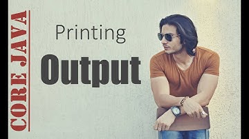 Printing Output in JAVA | Abhinav Tonk