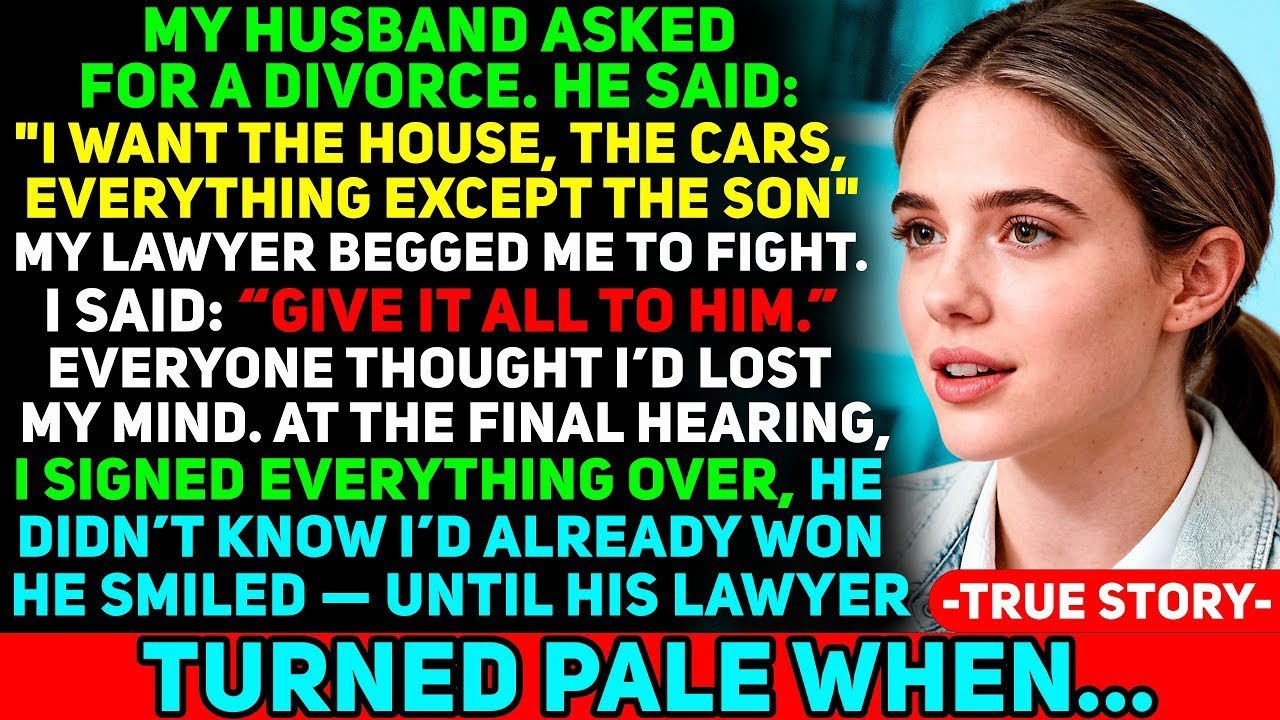 My Husband Took Everything in the Divorce — He Had No Idea What He Was Really Taking and...