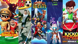 Motu patlu 2 catch the don | |Ronaldo kick n run| Blades of brim| Sonic dash| pakdam pakdai Gameplay screenshot 5