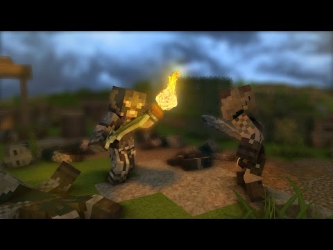БИТВА У РЕКИ? -SKYRIM В МАЙНКРАФТЕ #5