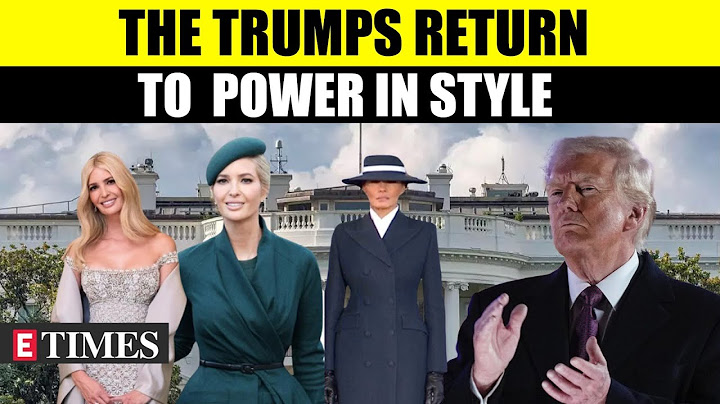 The Trumps Return To Washington: Melania, Ivanka And Donald Trump's Best Fashion Moments