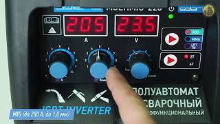 Видео SOLARIS MULTIMIG-228 Инверторный сварочный полуавтомат (автор: Интернет-магазин Город Инструмента)