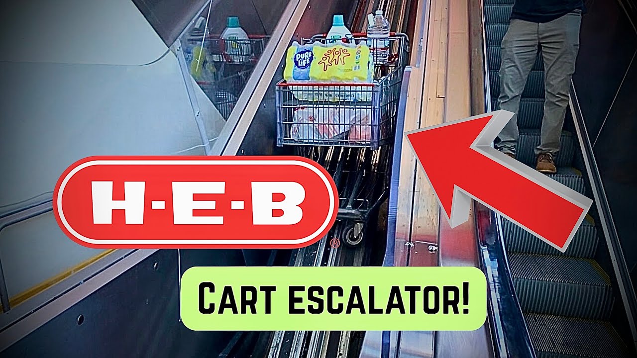 HEB CART ESCALATOR YouTube