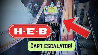 HEB CART ESCALATOR