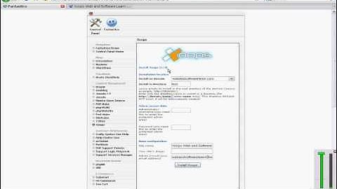 Web Design Tutorial #5a: Using Fantastico and XOOPS Administration - Installing XOOPS Part I