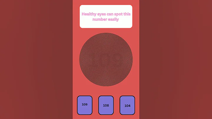 👀 Are Your Eyes Are Healthy ? Take This Hidden Number Vision Test! #illusion #iqtest #eyetest