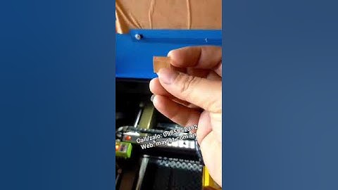 Laser CO2 cắt mica 5li...Test máy YH-3020 cs 50W cho khách Q10... Hotline: 0975852392