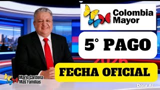Breaking News Colombia Mayor  Date Confirmed 5th Payment Of 230000