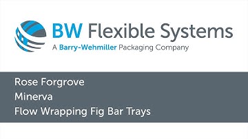 Minerva Flow Wrapping of Fig Bar Trays