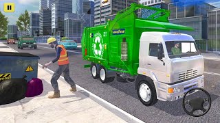 Garbage Truck Driver 2020 Games: Dump Truck Sim - Android Gameplay screenshot 1