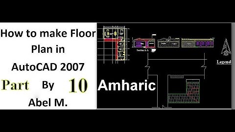 Part 10 Modelling  Elevation View In AutoCad By Abel M