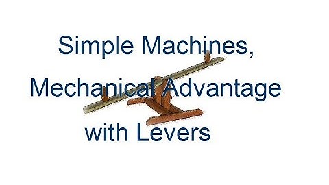 1.1.1a Simple Machines Levers and Mechanical Advantage