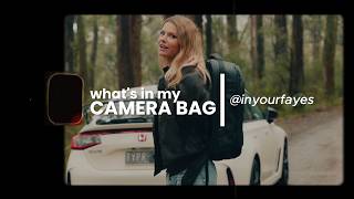 What's in a car photographer's Camera Bag? | inyourfayes | Canon