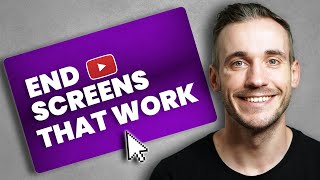 How to add END SCREENS to YouTube videos - GET MORE CLICKS