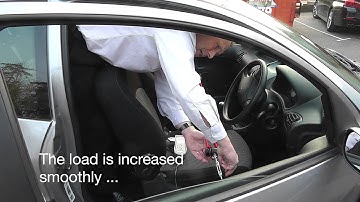 Mecmesin Car door closure test with clips