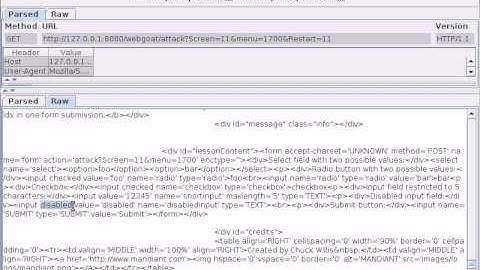 WebGoat v5.3 - Parameter Tampering - Bypass HTML Field Restrictions