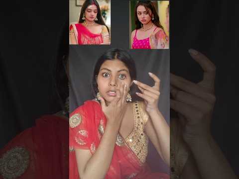 Rimjhim Vs Amaira Inspired Makeup💄😍 #rimjhimserial #look #dangaltv #viral #shorts