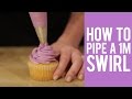 How to Pipe the Perfect Cupcake Swirl with Tip 1M