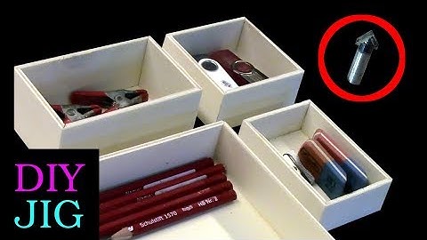 How to make small wooden boxes with a router II - improved version ::  DIY JIG