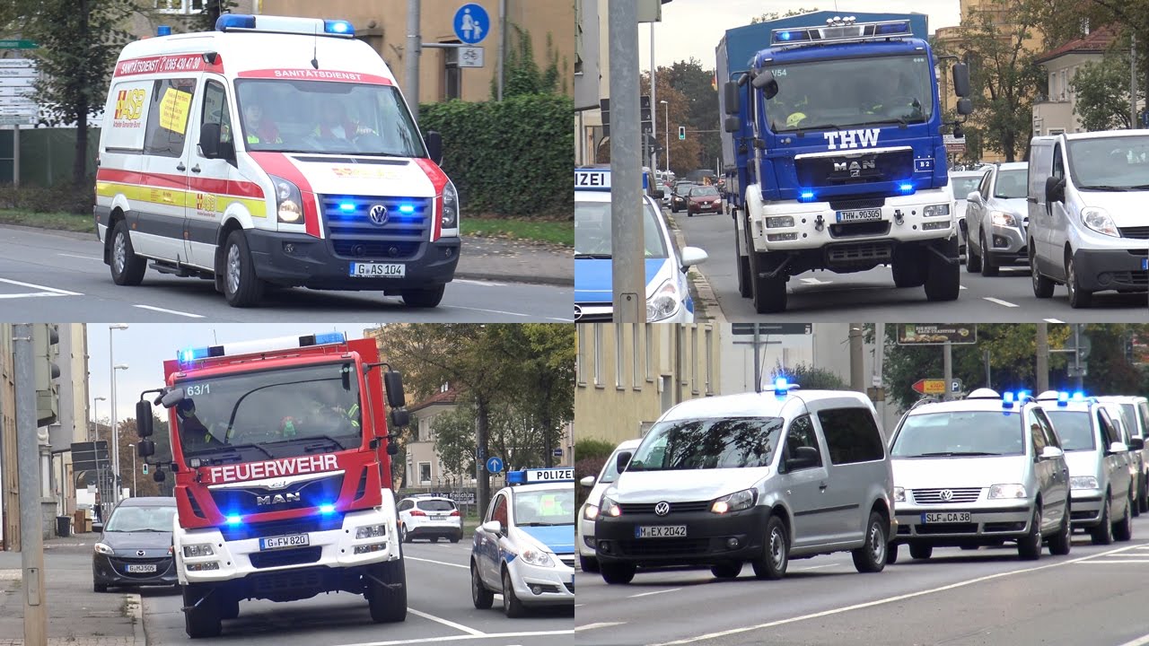 [Bombenfund + Evakuierung] Großeinsatz in Gera 10.10.2016