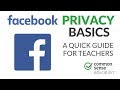 Facebook Privacy Settings for Teachers