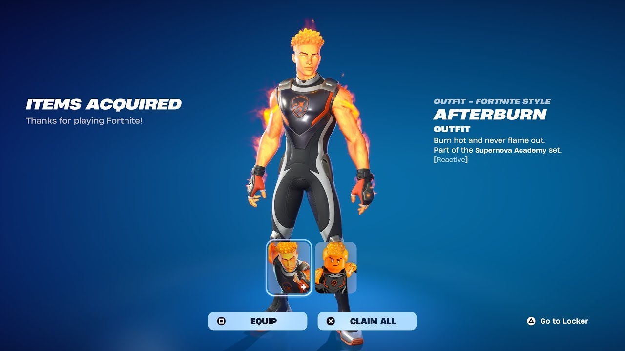 The Afterburn Skin | Fortnite