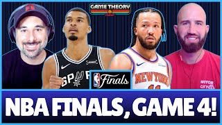 Knicks WIN Game 4 WITH GREATEST Comeback in NBA Finals History vs. Spurs | Game Theory Podcast
