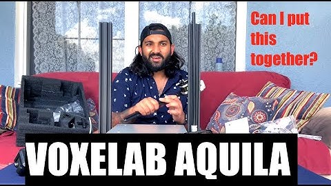 Voxelab Aquila!  Setup and First Print!