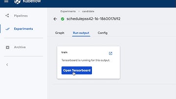 Kubeflow Pipelines - Tensorboard