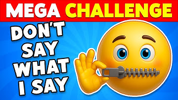 Avoid Saying The Same Thing As Me 🤔 MEGA CHALLENGE 🔥🚩