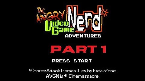 Angry Video Game Nerd Adventures |Part 1| Let the kds fall