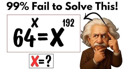 Indian  I can you solve this?? I Olympiad Math Exponential Problem