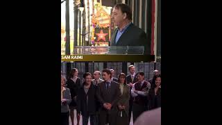 Sam Raimi brought back his Doc Ock rubber band joke! #nerdshow #nerd #spiderman #samraimi